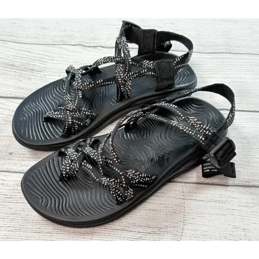 Chaco Z/Volv X2 Dash Black Strappy Sandal Adjustable Outdoors Women's Size 7